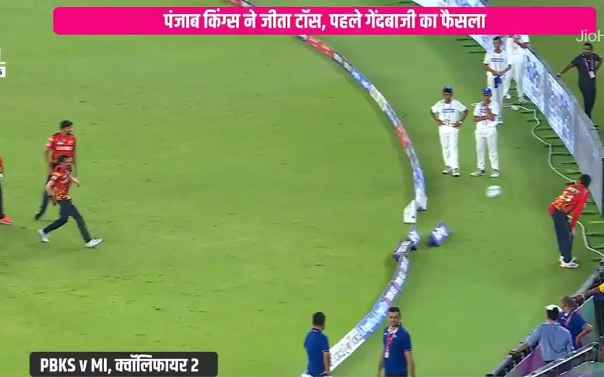 PBKS Stars Hit Priyansh Arya With Football In Hilarious Scenes Amid Rain Delay In Ahmedabad